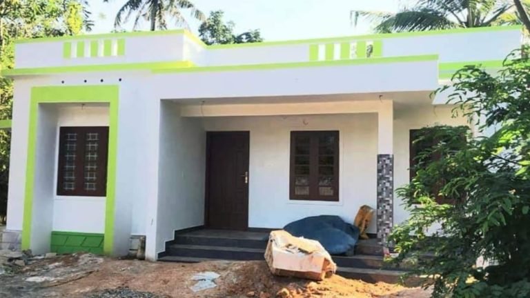 906 Square Feet 2 Bedroom Kerala Style Simple House, Cost 11.32 Lacks