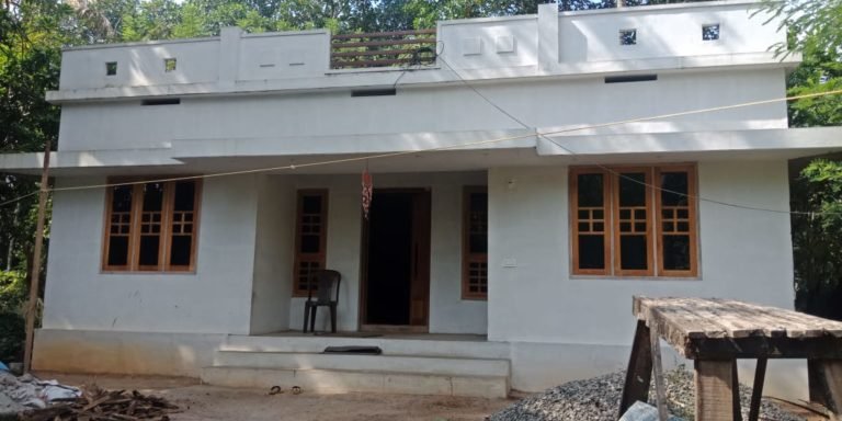 1026 Square Feet 3 Bedroom Single Floor Low Budget House and Plan