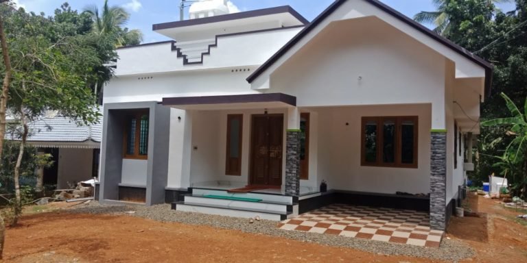 1150 Square Feet 3 Bedroom Single Floor Kerala Style House and Plan