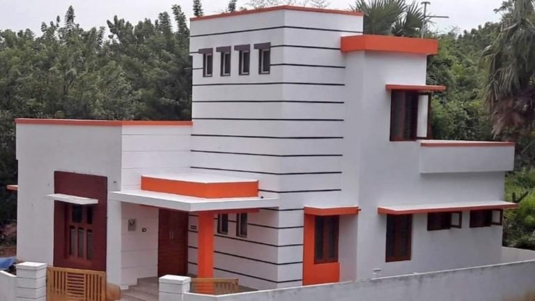 1168 Square Feet 2 Bedroom Box Type Modern Single Floor House at 4.4 Cent Land