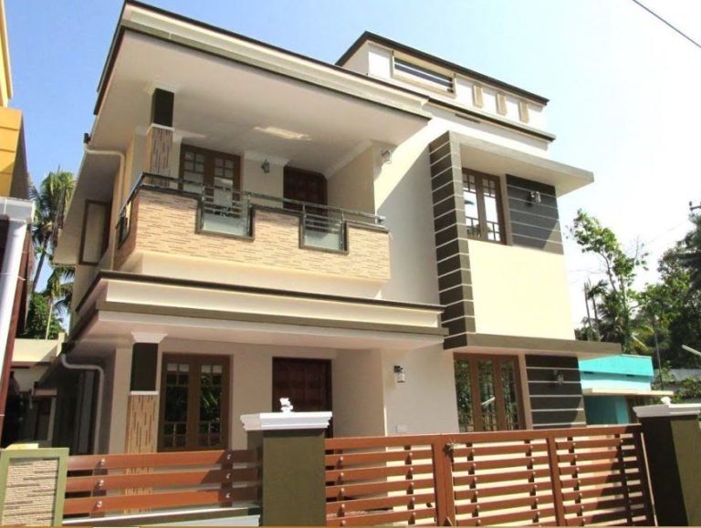 1300 Square Feet 3BHK Modern Two Floor Home and Interior at 3 Cent Land