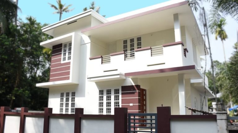 1500 Square Feet 3 Bedroom Modern Double Floor House at 4.7 Cent Land