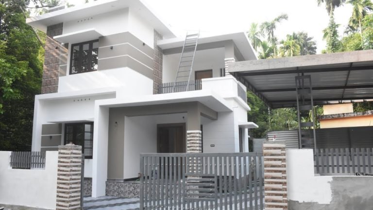 1600 Square Feet 3 Bedroom Box Style Two Floor Modern House at 5 Cent Land