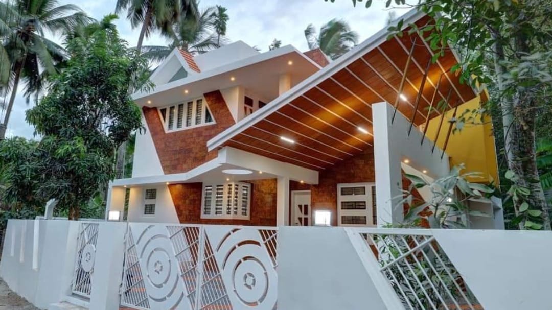 2300 Square Feet 3 Bedroom Modern Double Floor House at 8 Cent