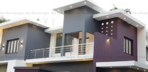 2684 Square Feet 4 BHK Contemporary Style Modern Two Floor Home and Plan