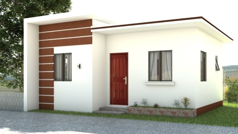 484 Square Feet 2 Bedroom Single Floor Low Budget Home and Plan