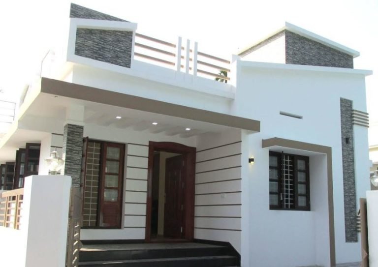 733 Square Feet 2 Bedroom Single Floor Modern and Beautiful House and Plan