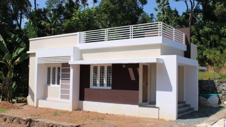 750 Square Feet 2 Bedroom Single Floor Modern House at 3.9 Cent Land
