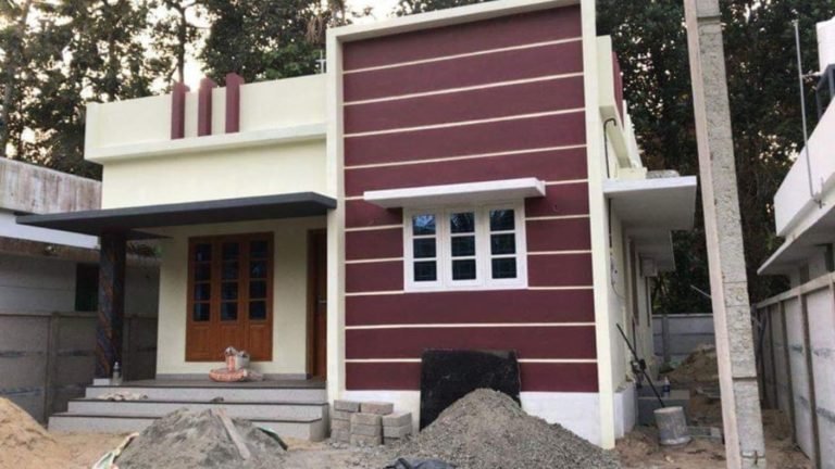 900 Square Feet 2 Bedroom Single Floor Modern House at 3.5 Cent Plot
