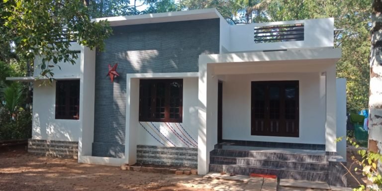 988 Square Feet 3 Bedroom Single Floor Modern Super House and Plan