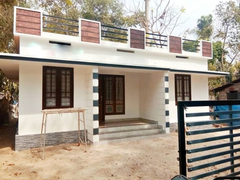 1026 Square Feet 3 Bedroom Single Floor Low Budget House and Plan