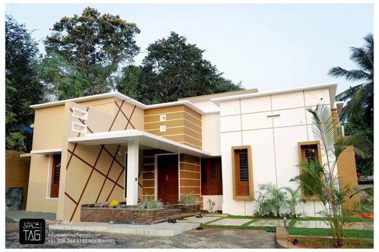 1300 Square Feet 2BHK Single Floor Modern Amazing House and Plan