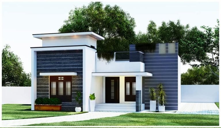1323 Square Feet 3 Bedroom Single Floor Modern Beautiful House and Plan