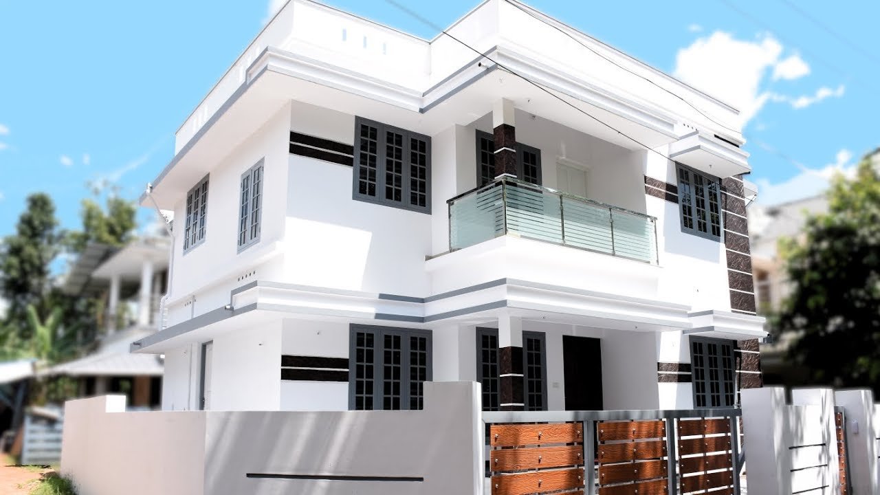 1350 Sq Ft 3BHK Simple and Elegant Two Floor House at 3.5 Cent Plot