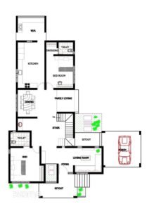3050 Square Feet 4 Bedroom Colonial Style Beautiful House and Plan