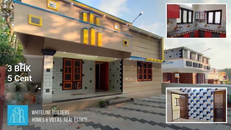 1000 Sq Ft 3BHK Single Floor Low Budget House at 5 Cent Plot