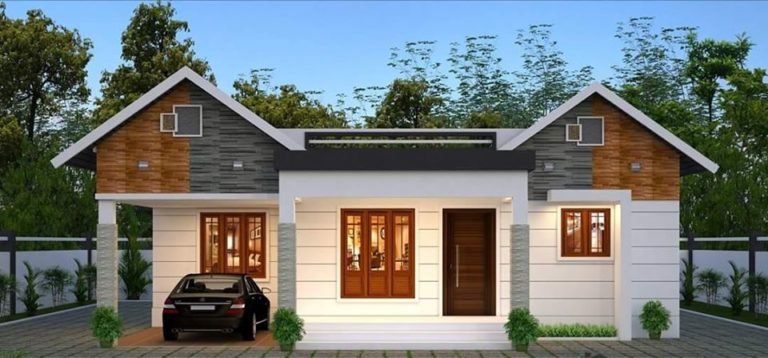 1150 Square Feet 3 Bedroom Traditional Style Single Floor House and Plan
