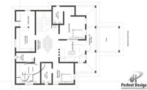 1592 Sq Ft 3BHK Traditional Style Single Floor Beautiful House Plan