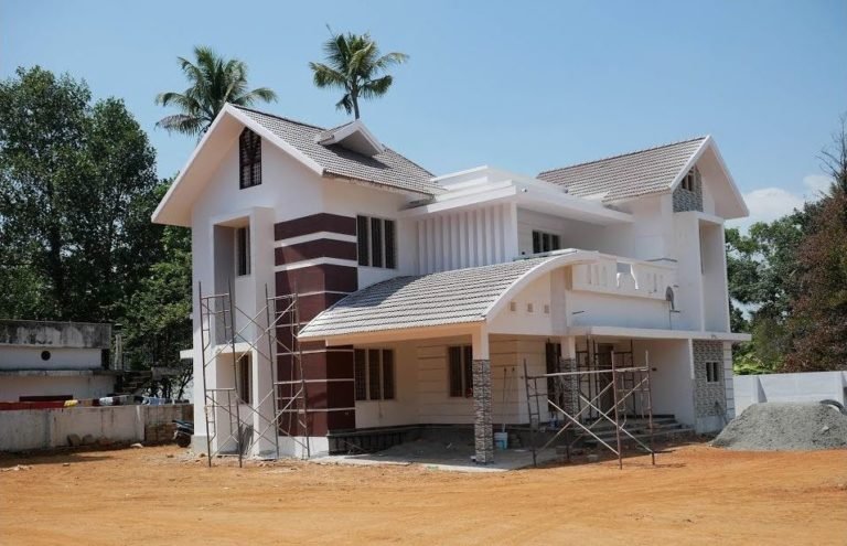 2235 Sq Ft 4BHK Contemporary Style Modern Beautiful House at 8.5 Cent Land