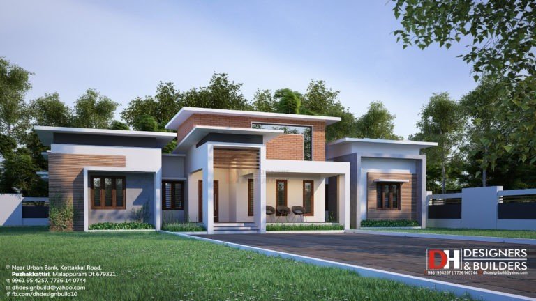 2500 Sq Ft 4BHK Flat Roof Contemporary Style Modern House Design
