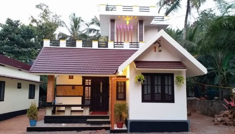 607 Square Feet 2 Bedroom Single Floor Beautiful House and Plan, Cost 9 Lacks