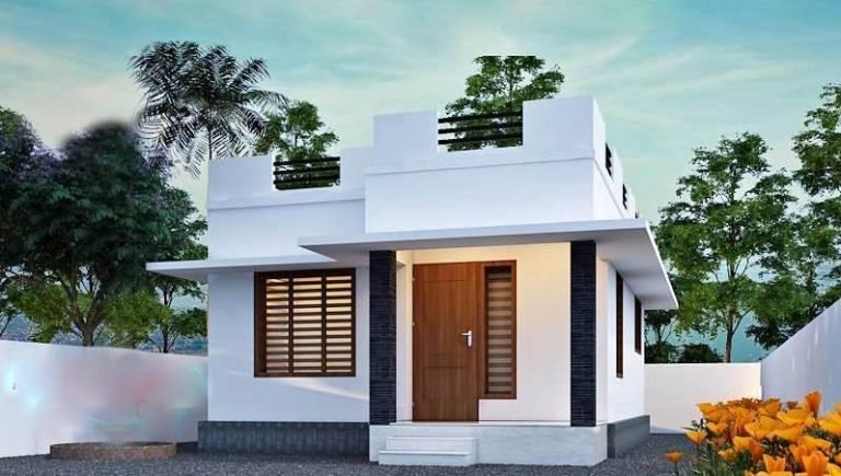 613 Square Feet 2BHK Single Floor Simple and Cute House and Plan, 9 Lacks