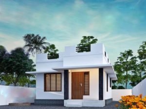 613 Square Feet 2BHK Single Floor Simple and Cute House and Plan, 9 Lacks