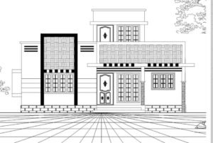 960 Square Feet 2BHK Single Floor Beautiful House Plan
