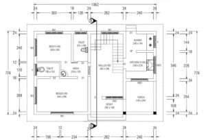 960 Square Feet 2BHK Single Floor Beautiful House Plan