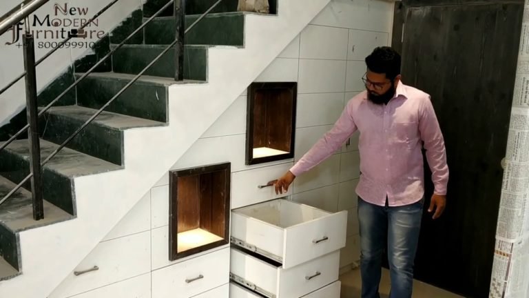 Modern Cupboard Storage Space Under Stairs