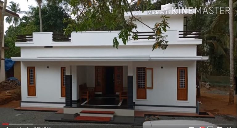 1050 Sq Ft 3BHK Single Floor Beautiful House and Free Plan, 18 Lacks