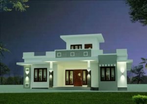 1084 Sq Ft 3BHK Contemporary Style One Floor House and Plan, 18 Lacks