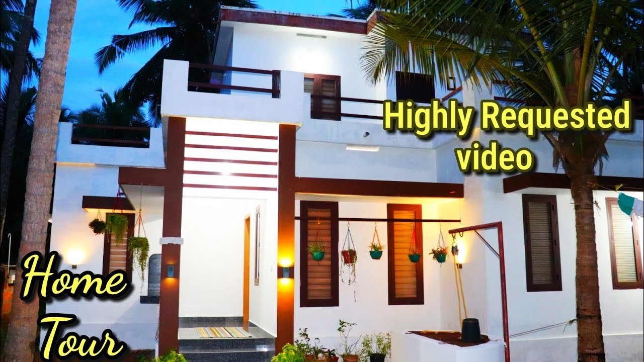 1100 Square Feet 3BHK Modern Two Storey Low Budget House Home Pictures