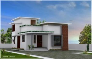 1152 Sq Ft 2BHK Single Floor Modern House Plan