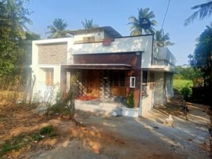 1300 Sq Ft 3BHK Contemporary Style Single Storey House Plan