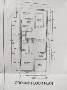 1400 Sq Ft 3BHK Two Floor House and Plan at 3.5 Cent Plot, Budget 18 Lacks