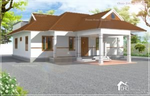 1424 Sq Ft 3BHK Traditional Style Single Floor Beautiful House and Plan