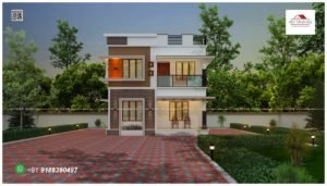 1483 Sq Ft 3BHK Contemporary Style Two-Floor Modern House Design