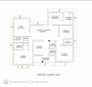 1512 Sq Ft 4BHK Mixed Roof Contemporary Single Storey House and Plan