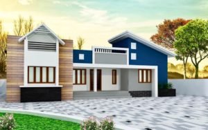 1512 Sq Ft 4BHK Mixed Roof Contemporary Single Storey House Plan
