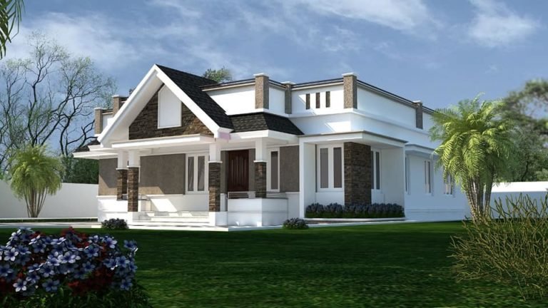 1557 Sq Ft 3BHK Traditional Style Single Floor Beautiful House and Plan