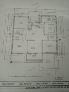 1600 Sq Ft 3BHK Mixed Roof Modern Single-Storey House plan