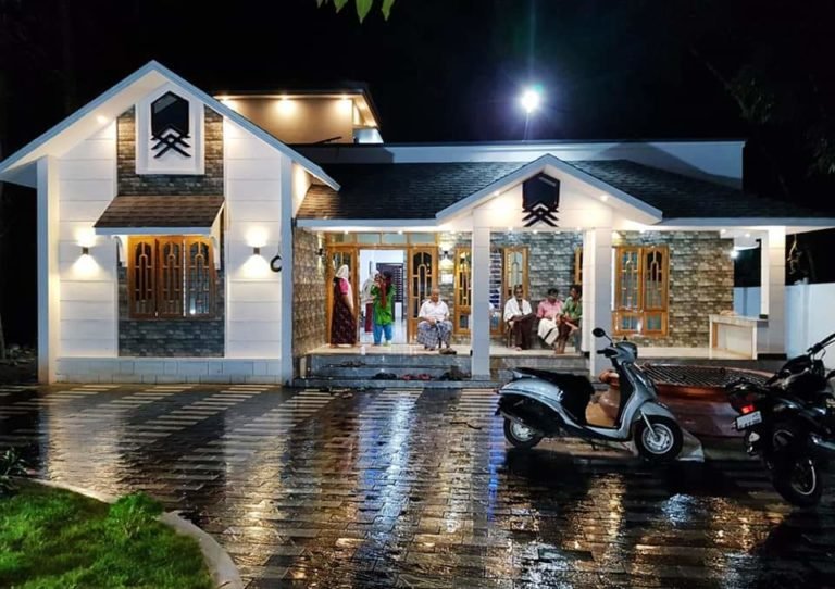 1870 Sq Ft 3BHK Traditional Style Single Floor House and Plan, 35 Lacks with Interior