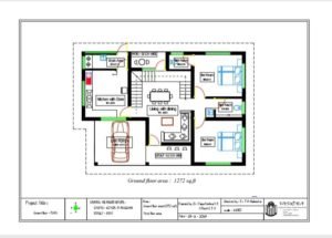 2000 Sq Ft 4BHK Contemporary Style Two-Storey House free Plan