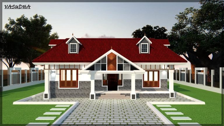 2300 Sq Ft 4BHK Nalukettu Style Single Storey Traditional House Design Plan