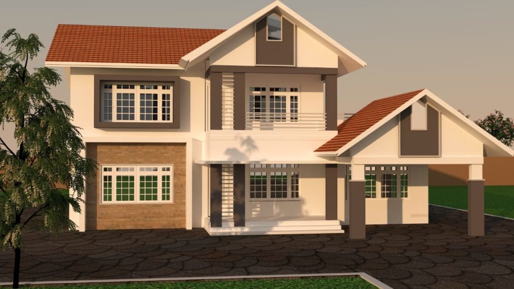 2438 Sq Ft 3BHK Traditional Style Two Floor Beautiful House and Plan
