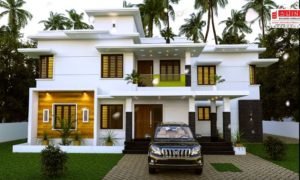 2720 Sq Ft 4BHK Contemporary Style Two Storey Modern House and Plan