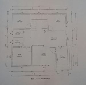 1400 Sq Ft 4BHK Contemporary Style Double Storey Modern House Design