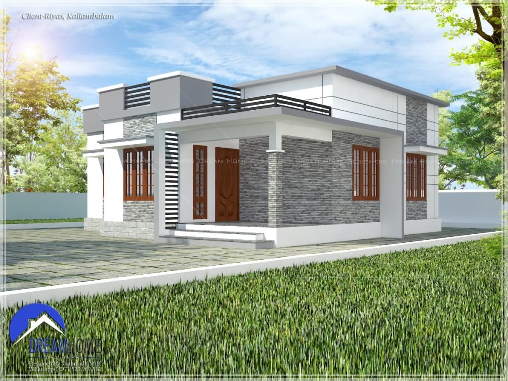 870 Sq Ft 3BHK Single Floor Low budget House and Plan, 13 Lacks