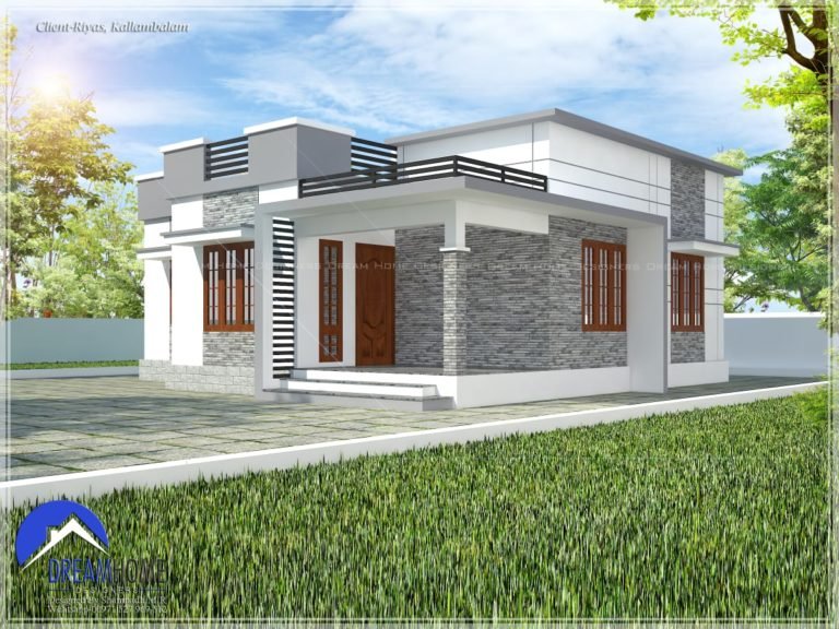 870 Sq Ft 3BHK Single Floor Low budget House and Plan, 13 Lacks